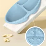 طبق سيليكون ثلاثي للأطفال